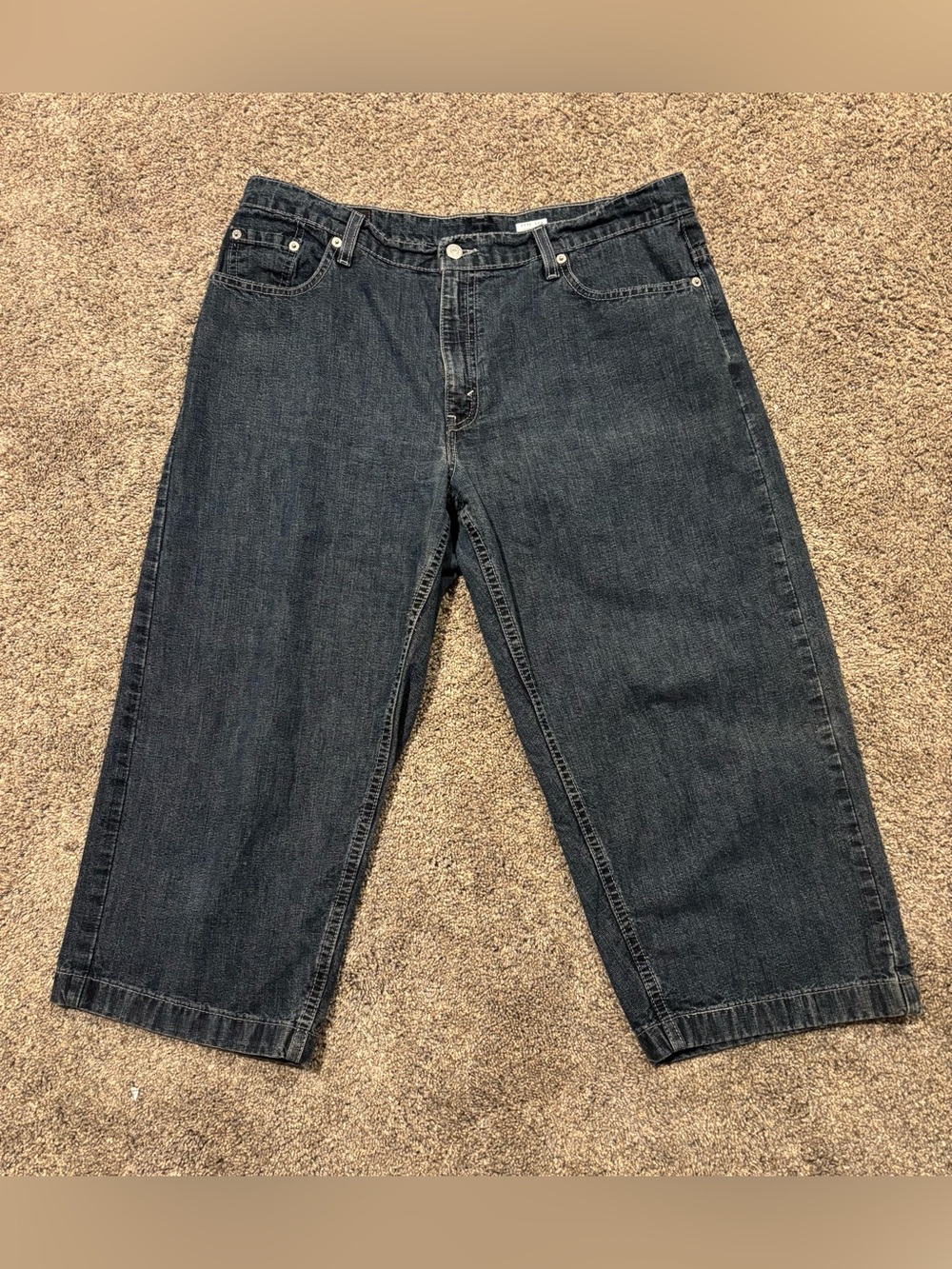 Levi’s Vintage 577 Women’s Jeans Blue Dark Wash Mid Rise Loose Fit Cotton Sz 16